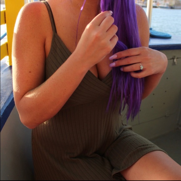 Aeropostale Dresses & Skirts - Olive green shirt dress